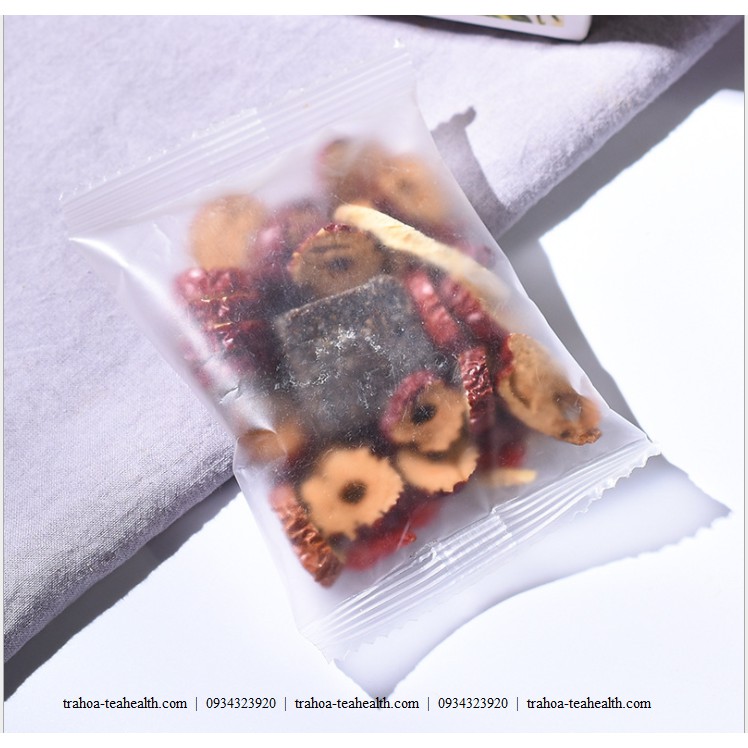 TRÀ GỪNG ĐƯỜNG NÂU TRUYỀN THỐNG - SET 10 GÓI TRÒN NGÀY ĐÈN ĐỎ