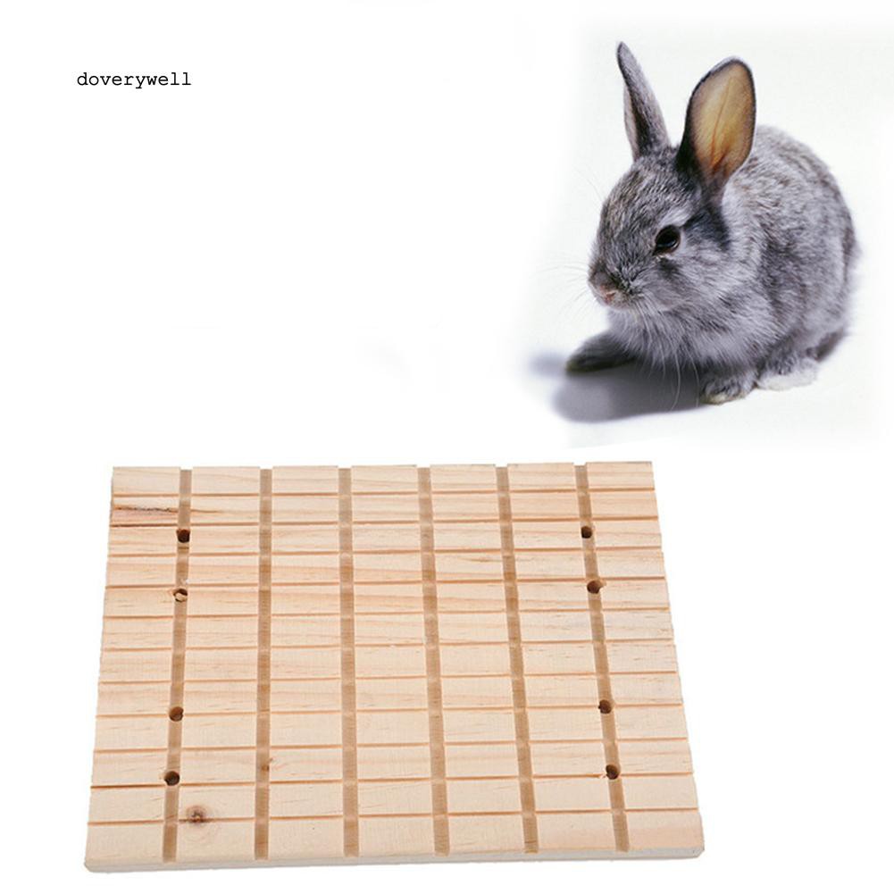 Bảng gỗ cho chuột lang/thỏ nuôi cào móng kích thước 27x20x1.5cm