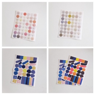Nhãn dán sticker nhiều cảm xúc dễ thương nhiều màu