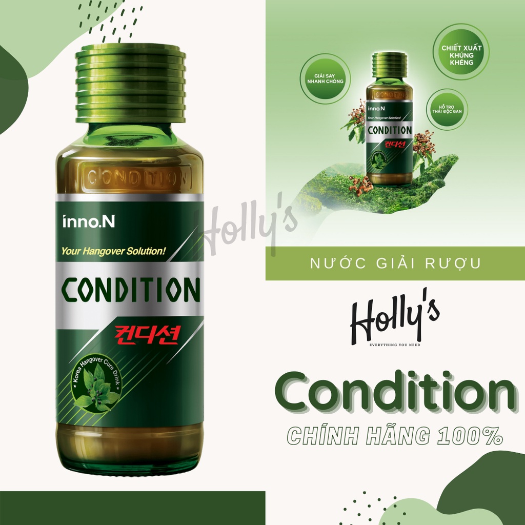 Nước Giải rượu bia Hàn Quốc Condition, Giải độc gan, làm mát Gan