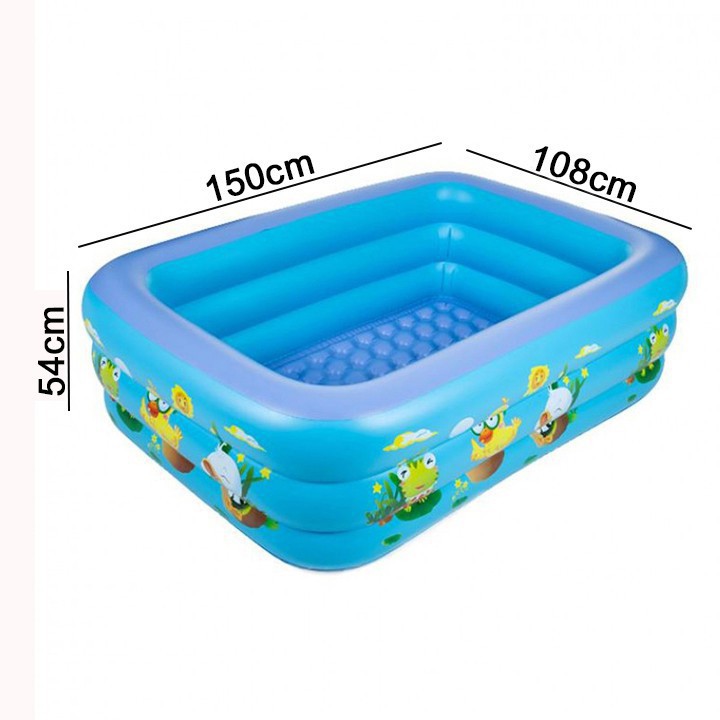 Bể bơi phao cỡ lớn 3 tầng 150cm cho bé