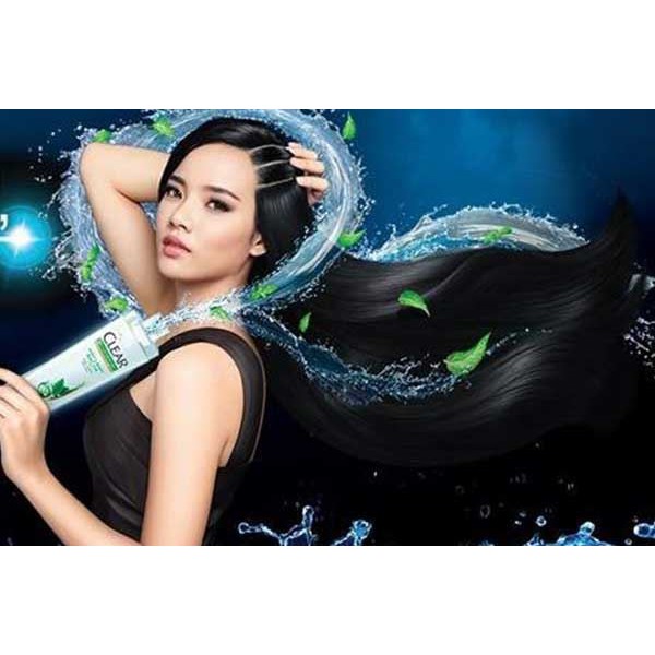 Dầu gội Clear 630g -Bạc Hà Mát Lạnh-Tặng Khăn tắm Cao Cấp hoặc chai dầu gội
