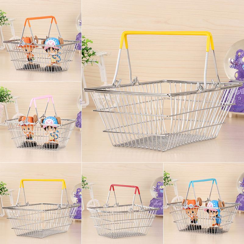 Mô hình giỏ siêu thị mini làm đồ chơi cho bé