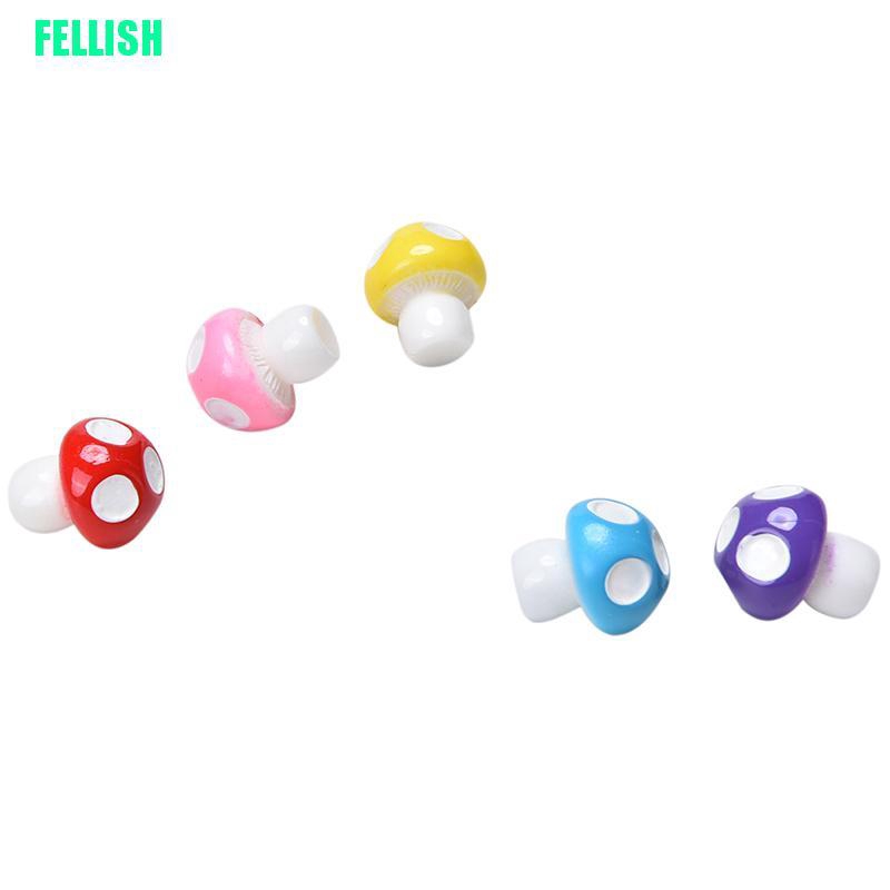 Set 10 / 20 Mô Hình Cây Nấm Mini Trang Trí Sân Vườn