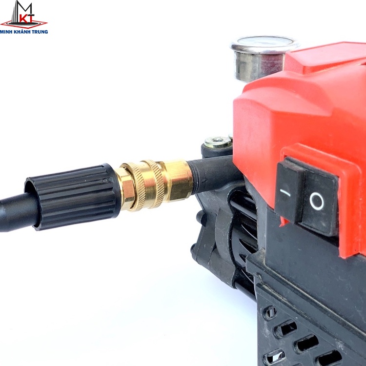 Khớp Nối Nhanh Máy Rửa Xe Ren 22mm, Chống xoắn dây - Tháo lắp nhanh