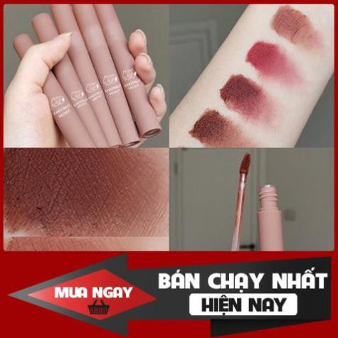 HQHQ17 Son lì DAIMANPU mềm mịn như nhung chống thấm nước chống khô môi lâu trôi MM | BigBuy360 - bigbuy360.vn