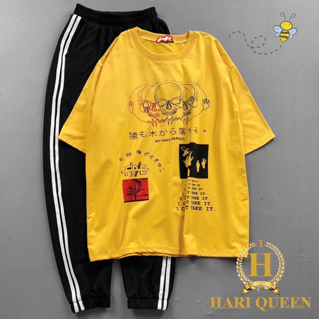 FREE SHIP ĐƠN TỪ 50K Áo phông 3 đầu lâu HARI0620 1