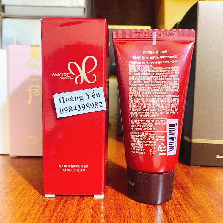 Kem dưỡng da tay Amore Counselor Nabi Perfumed Hand Cream tuyp 50ml