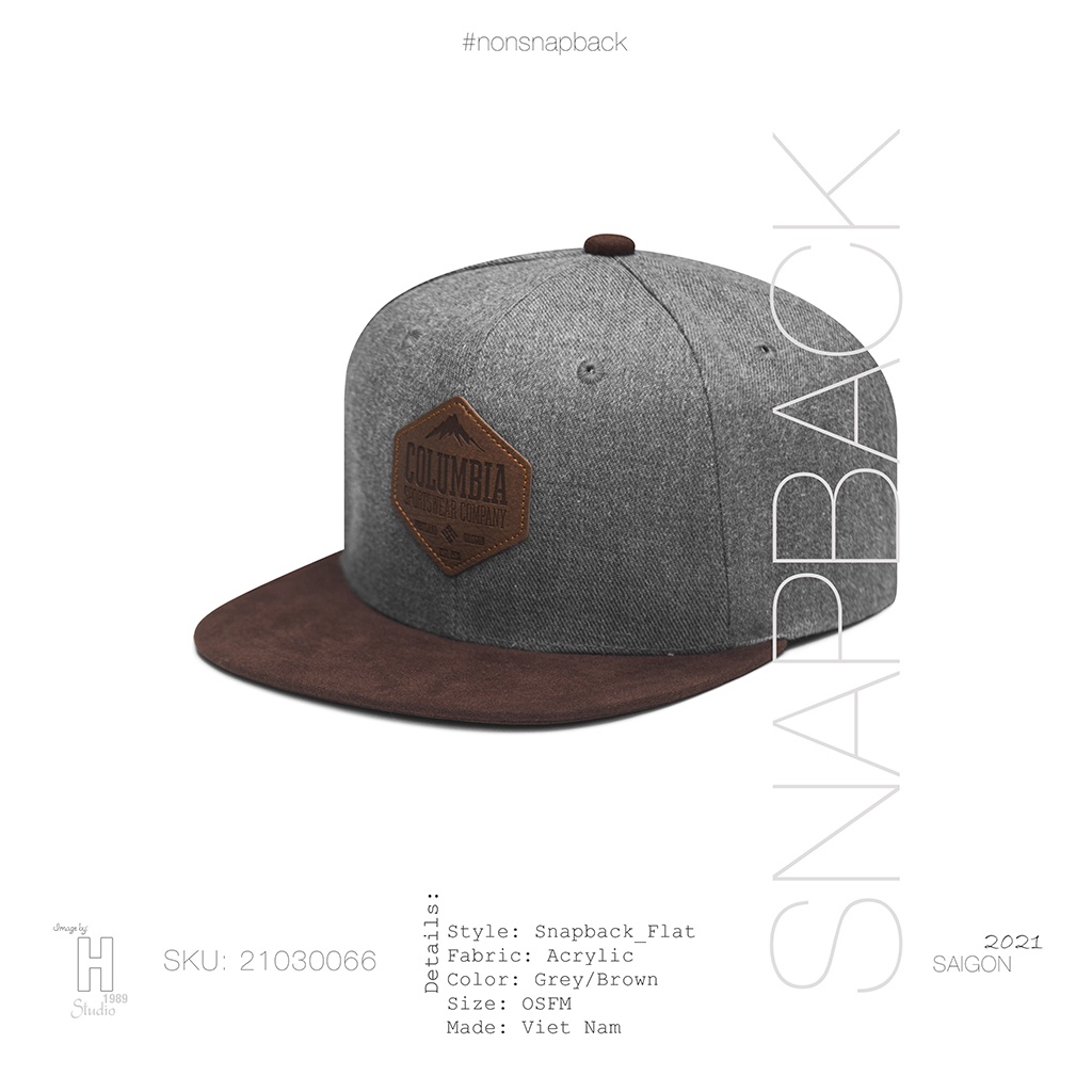Nón Snapback Columbia Logo Da