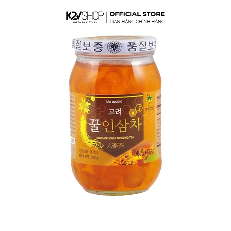 Mật Ong Sâm Hàn Quốc Chong Kun Dang Gingseng House Korean Honey Ginseng Tea 580g/Hủ  - K2V Shop