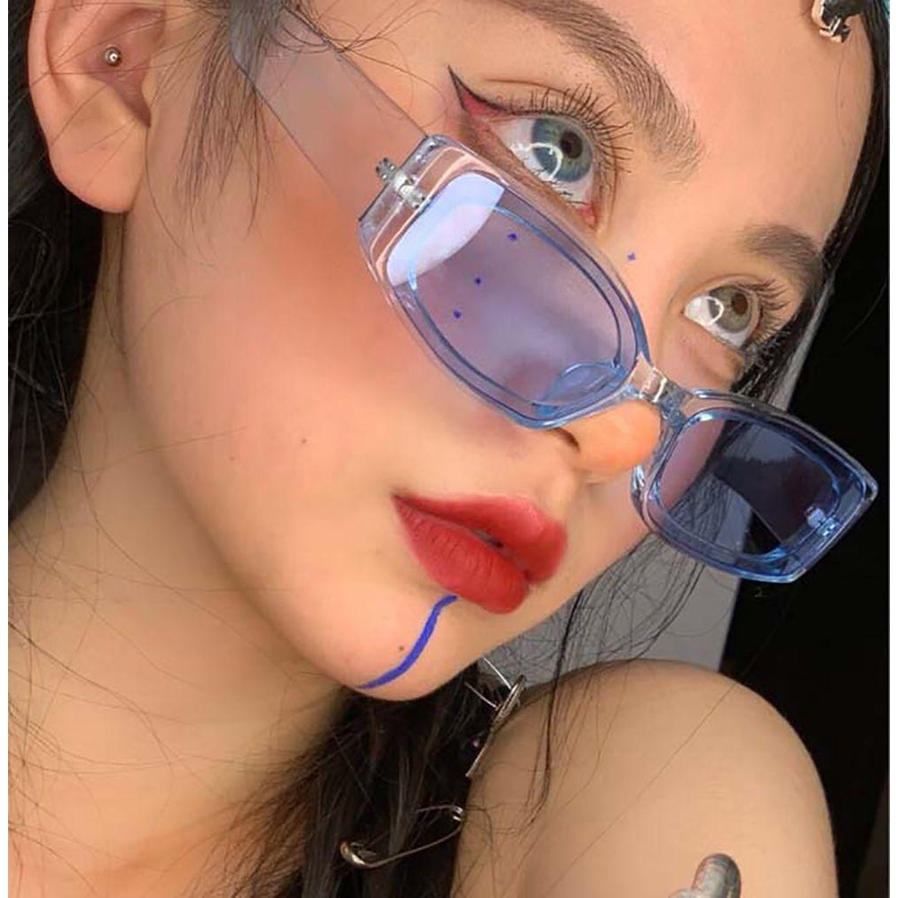 JARRED Kính Mát Hình Chữ Nhật Chống Tia UV400 Chống Bức Xạ Phong Cách Hàn Quốc Cho Nam Và Nữ