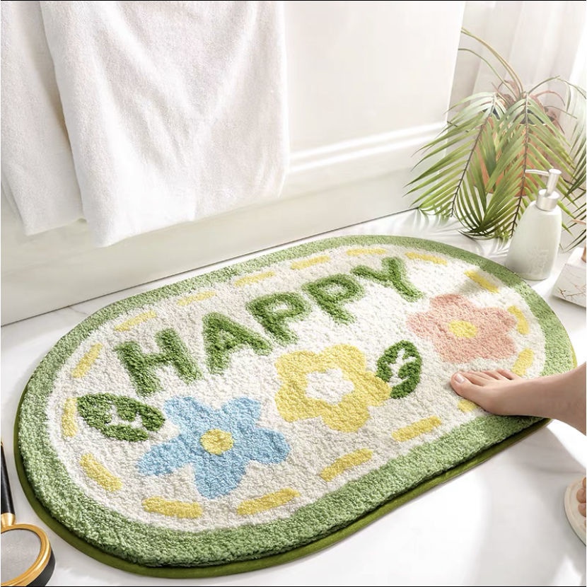 Thảm Chùi Chân Thấm Hút Nước Nhanh Khô Chống Trượt Cho Nhà Vệ Sinh/Cửa Ra Vào/Phòng Tắm/Nhà Vệ Sinh