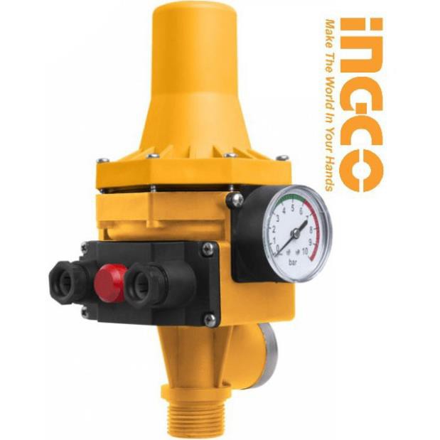 INGCO Rờ le tự động bơm nước bằng áp suất 10 Bar 10A Automatic Pump Control WAPS002