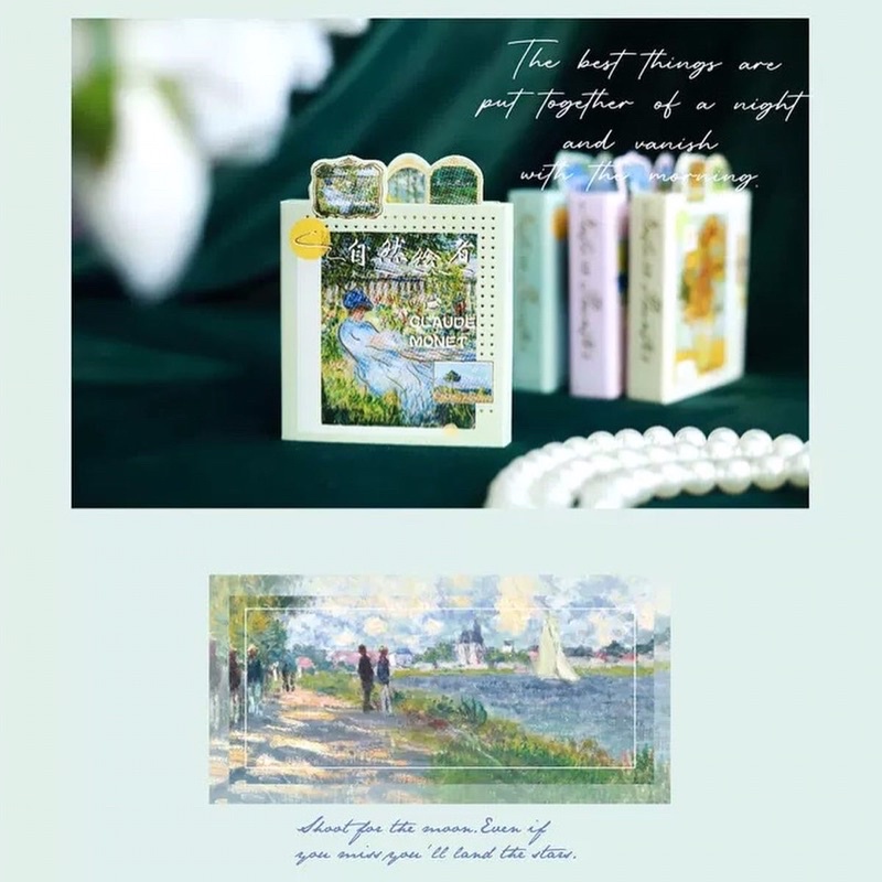 Giấy ghi chú, giấy note học tập hoạ tiết tranh nghệ thuật Van Gogh