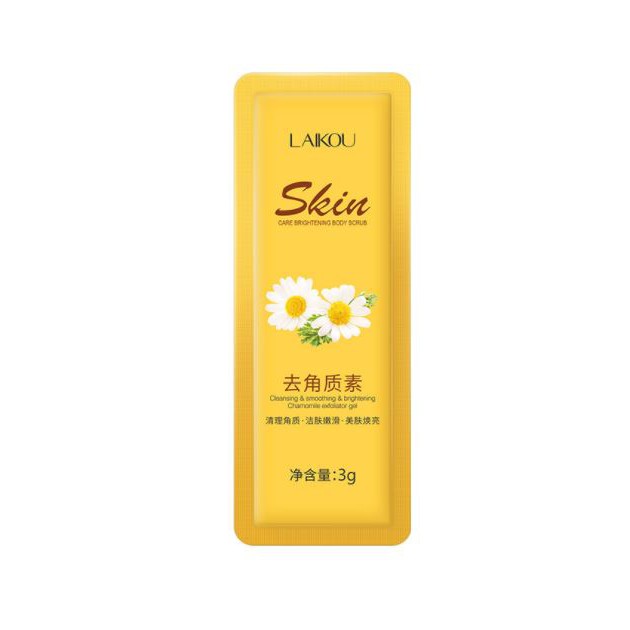 Set 2 gói Chiết Xuất Hoa Cúc Trà Xanh -  Tẩy Tế Bào Chết Body Laikou