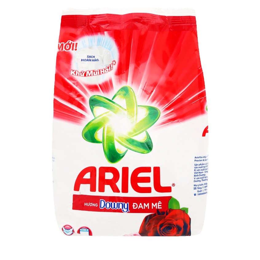 Bột giặt Ariel hương Downy đam mê (gói 650g)