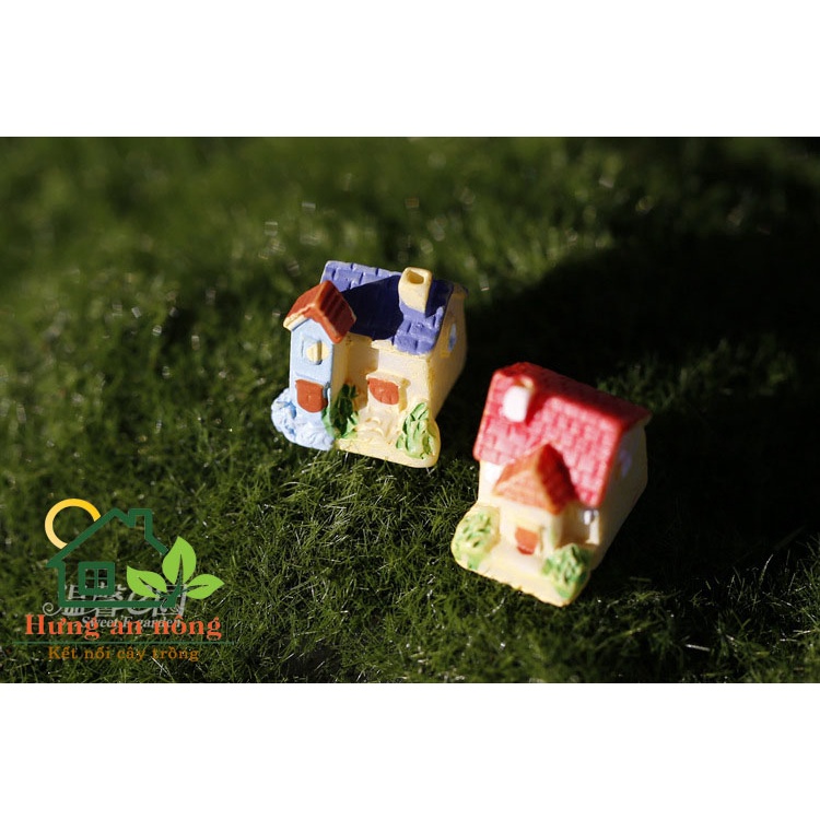 TT39 - LÂU ĐÀI MINI GIAO MẪU NGẪU NHIÊN trang trí tiểu cảnh sen đá xương rồng cây để bàn