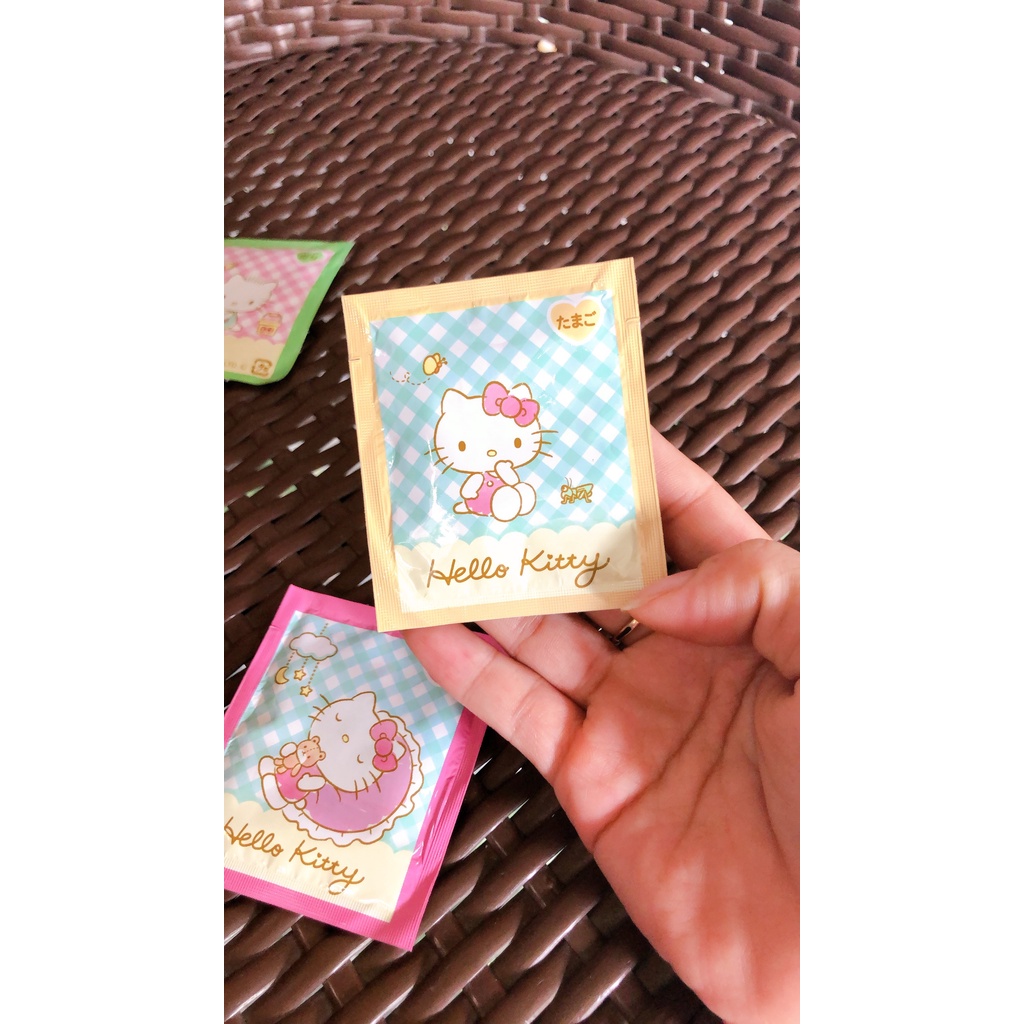Gia Vị Rắc Cơm Thập Cẩm Hello Kitty Nhật (20 Gói 5 Vị) [DATE T7/2022]