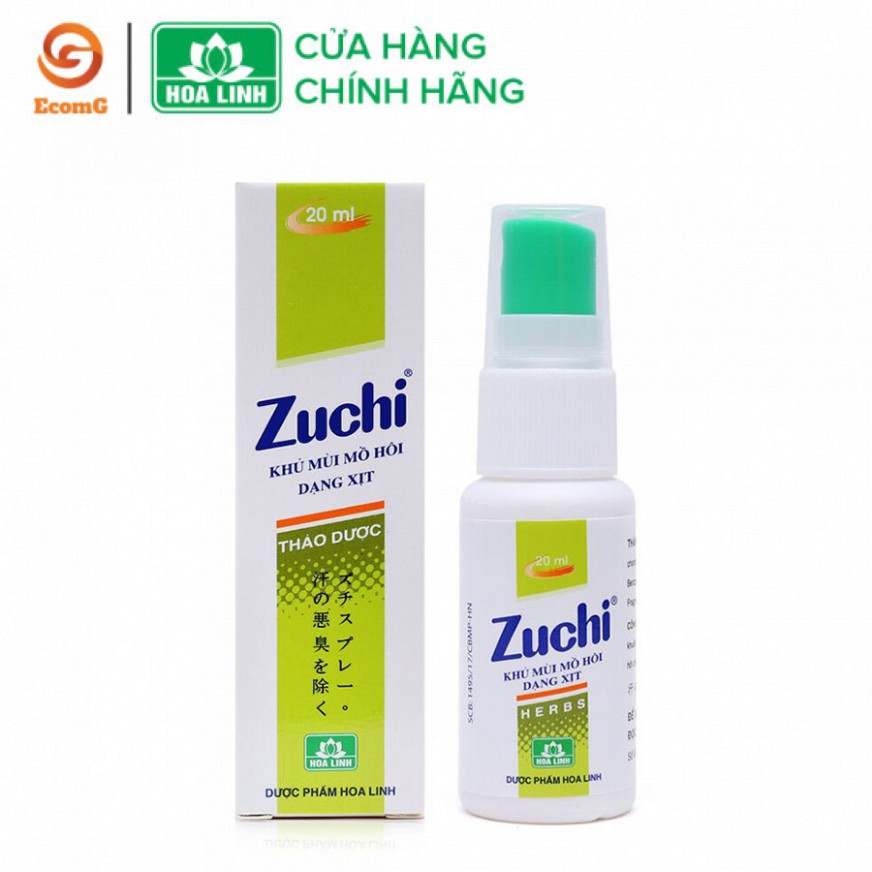Xịt khử mùi mồ hôi Zuchi thảo dược  không gây kích ứng da - XZ1 01