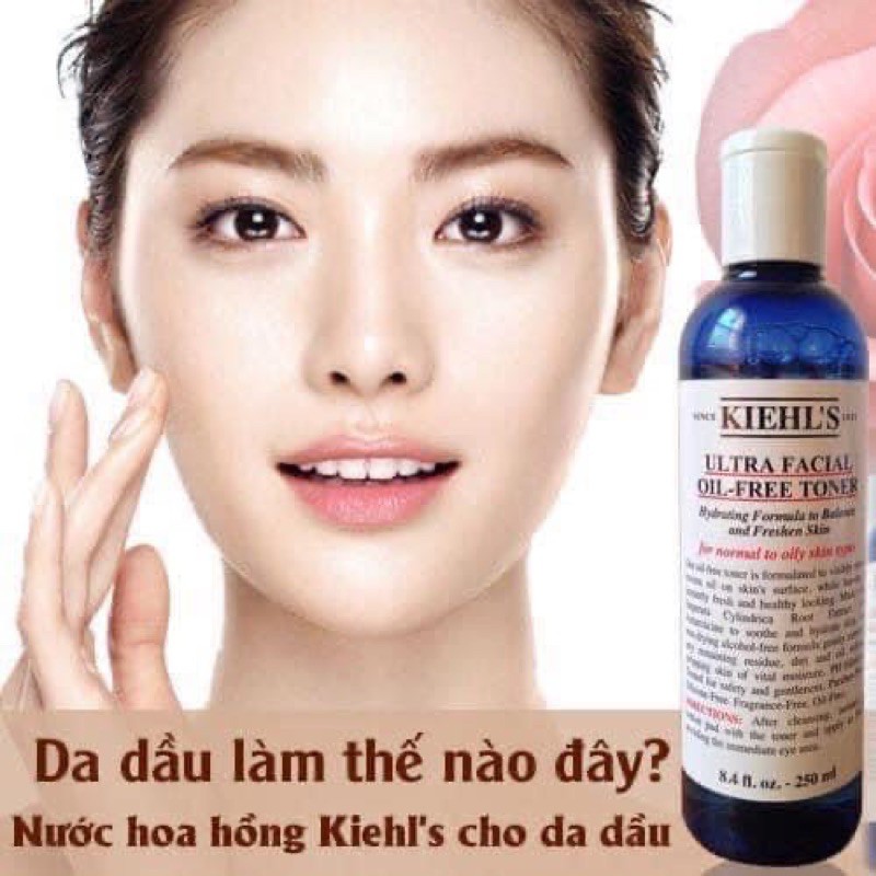 KIEHLS ULTRA FACIAL OIL-FREE TONER ĐẶC HIỆU CHO DA DẦU MỤN - HỖN HỢP