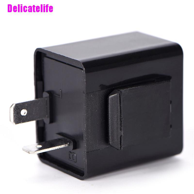 Rơ le đèn LED nhấp nháy 12V 2 Pin tùy chỉnh chuyên dụng cho xe mô tô