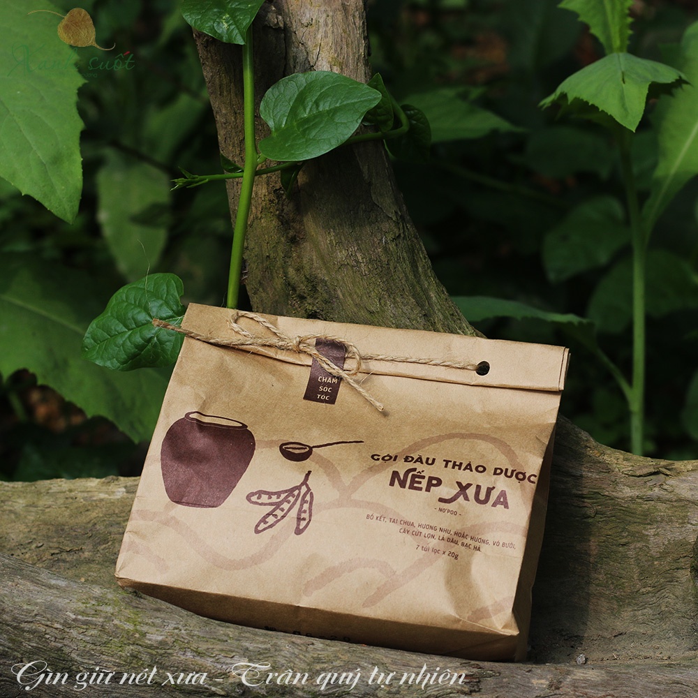 Nếp Xưa- Gội Đầu Thảo Dược No'Poo- Tóc Suôn Mượt Tự Nhiên, Không Hóa Chất- No Shapoo For Hair