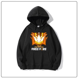 Sale 50% áo hoodie nỉ free fire rank đại kiện tướng màu đen