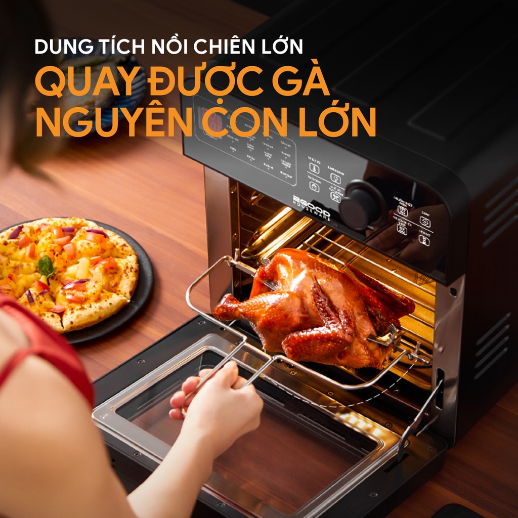 Nồi Chiên Không Dầu 2GOOD Vortex S-20 Air Fryer Oven (14.5L) Hàng Chính Hãng, Bảo Hành Điện Tử