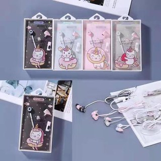 Tai nghe ngựa thần macaron Mi-500 tai nghe unicorn cute tai nghe dễ thương