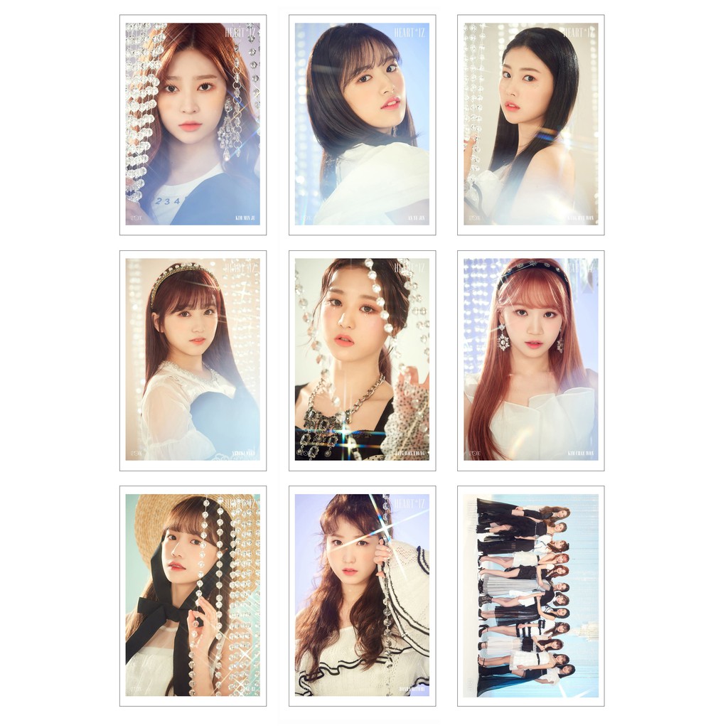 Lomo Card Ảnh IZ*ONE (IZONE) - Album Heart*iz (27 ảnh)