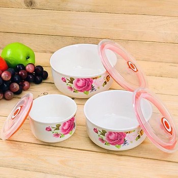 Bộ 3 bát lạnh có nắp hút chân không cao cấp xuất khẩu