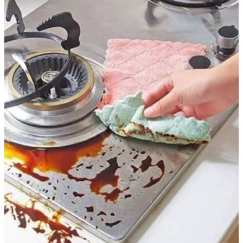 Khăn lau nhà bếp - khăn lau răng cưa giá hạt rẻ, chất liệu mềm mại, lau siêu sạch. | BigBuy360 - bigbuy360.vn