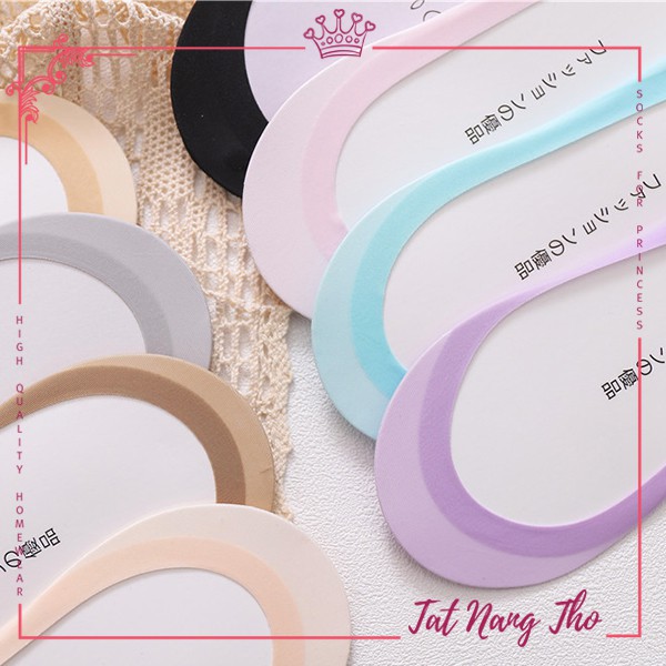 - Hàng nhập khẩu Set tất lười nữ 8 đôi màu pastel chất lụa mịn chảy trên da khoét sâu thoải mái đi giày cao gót Liên hệ 