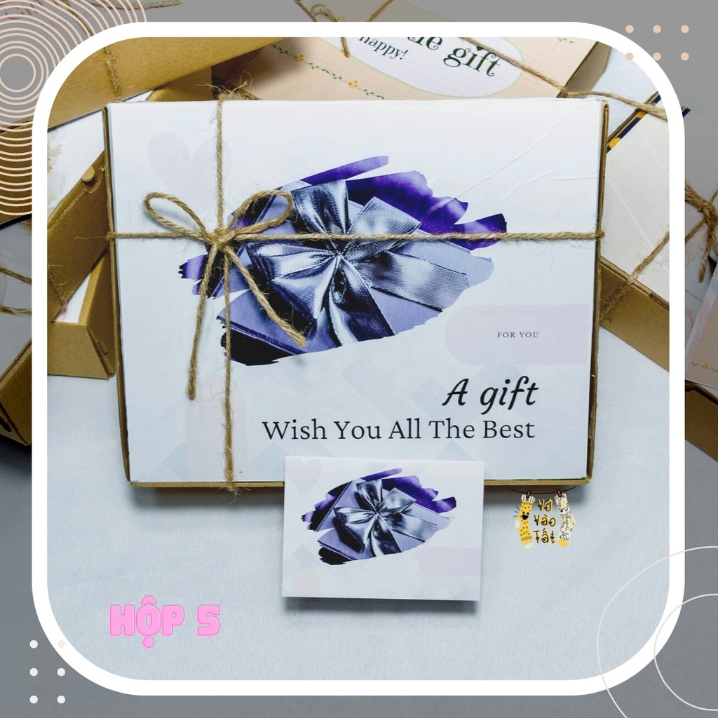 HỘP QUÀ ĐƠN GIẢN 2 (KHÔNG BAO GỒM TẤT/ VỚ)