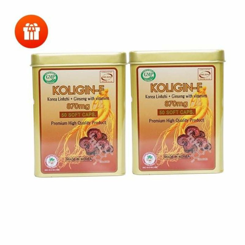 Bộ 7 hộp sâm viên KOLIGIN F (50 viên /hộp) Sản xuất và nhập khẩu trực tiếp từ Hàn Quốc.