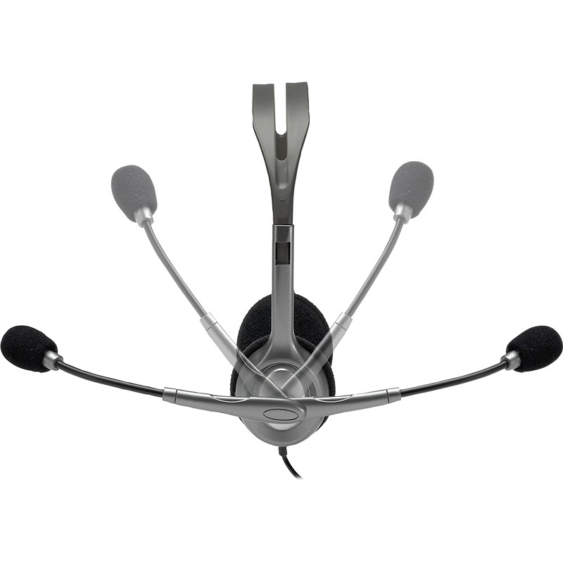 Tai nghe chụp tai Logitech Stereo H110 (Xám đen)