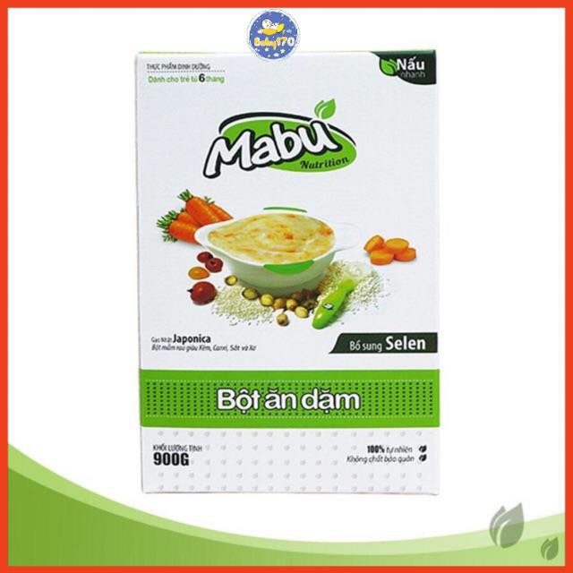 Bột Ăn Dặm Mabu 900g 4m+