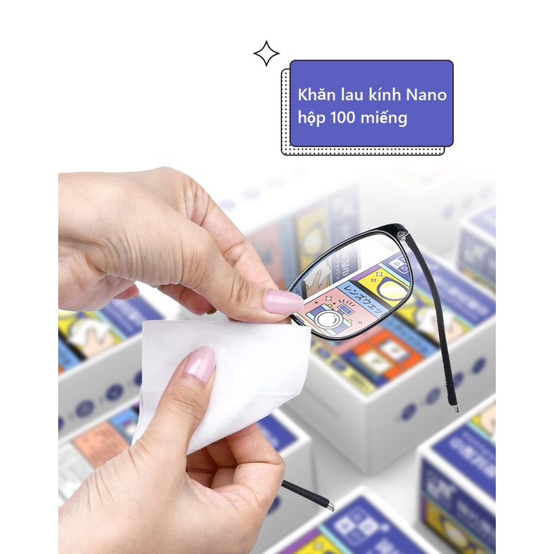 Khăn lau kính Jiezhiliangpin , khăn giấy chống bám hơi nước, giấy lau kính chống mờ sương, mồ hôi, chống nhờn