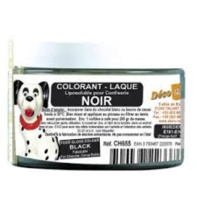 Bột màu đen gốc dầu Decor Relief 20gr (Hũ nhựa trong)