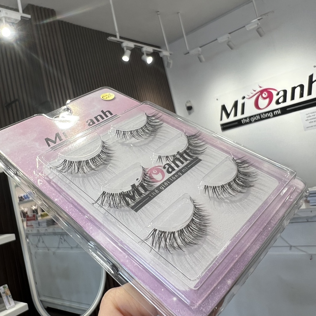 Lông mi lông chồn Mi Oanh C26  viền gân trong suốt siêu tự nhiên và mềm mại - Thế giới lông mi