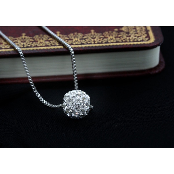 Dây Chuyền Hợp Kim Đính Đá Và Ngọc Trai Xinh Xắn