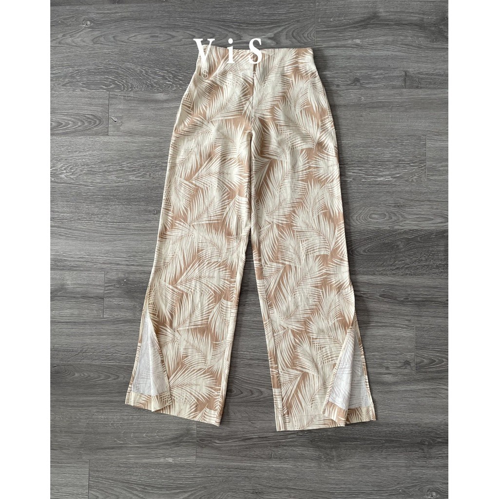 QUẦN SUÔNG NỮ MÀU KEM CHẤT LINEN | BigBuy360 - bigbuy360.vn