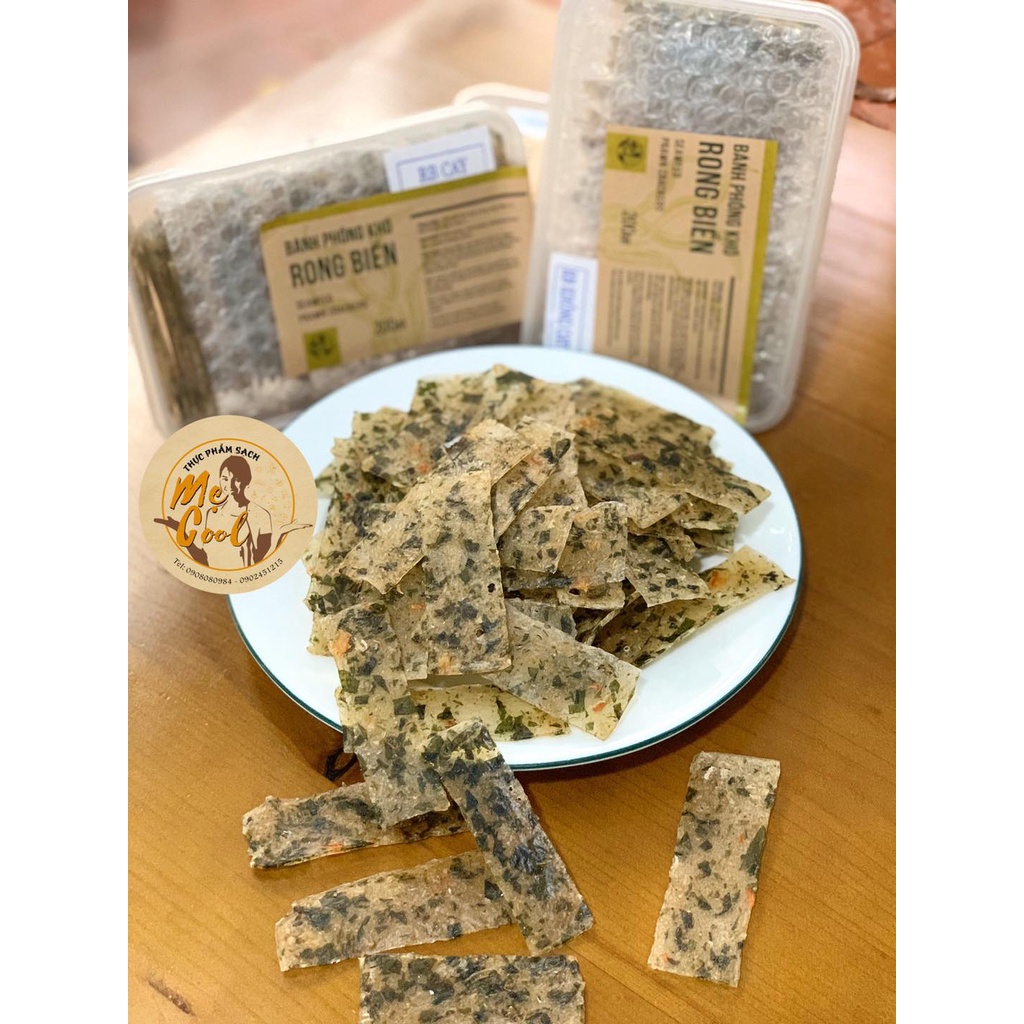 BÁNH PHỒNG TÔM RONG BIỂN TIÊU 200 GRAM - TPS MẸ COOL
