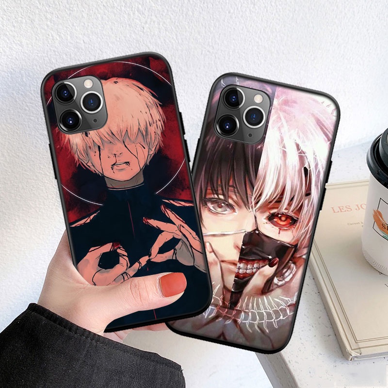 Ốp Điện Thoại Dẻo Họa Tiết Hoạt Hình Tokyo Ghoul Cho iPhone 13 12 Pro Max Mini XS Max X FO88