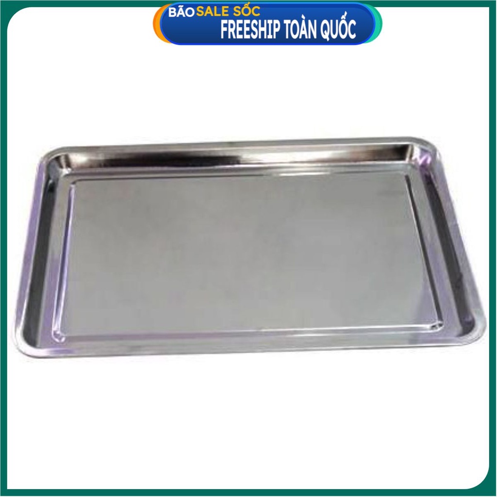 PVN18545 Khay đựng chữ nhật inox .