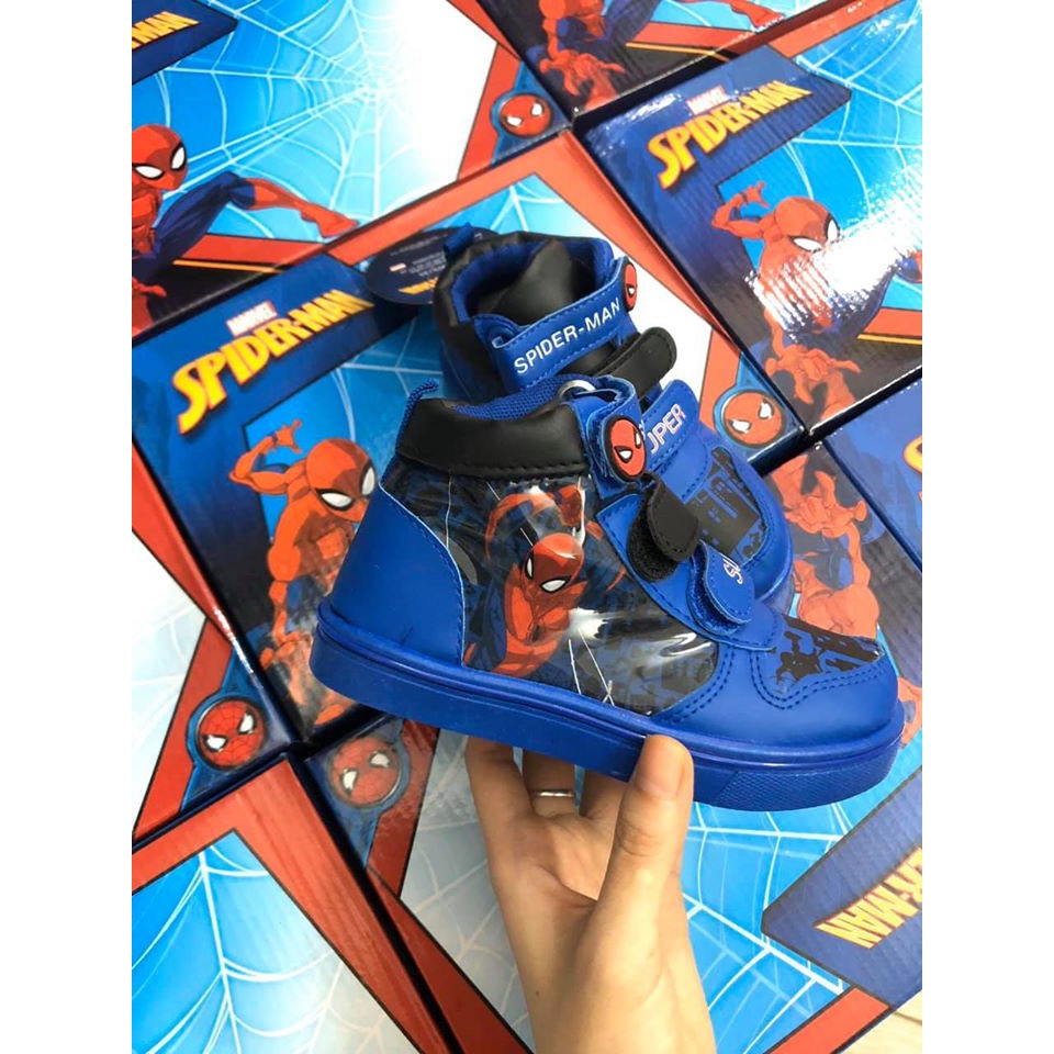 giầy Sneaker spiderman xanh ❤️ FREESHIP ❤️ giầy Sneaker spiderman xanh cho bé