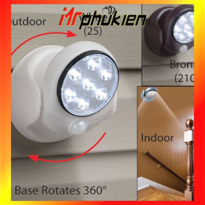 ĐÈN CẢM ỨNG TỰ ĐỘNG SÁNG KHI CÓ NGƯỜI ĐI QUA, CẢM BIẾN CHUYỂN ĐỘNG BAN ĐÊM - MrPhukien