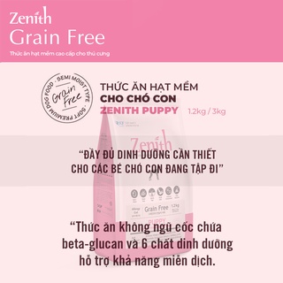 [3kg] Hạt mềm Zenith Puppy/ Adult cho chó mọi lứa tuổi