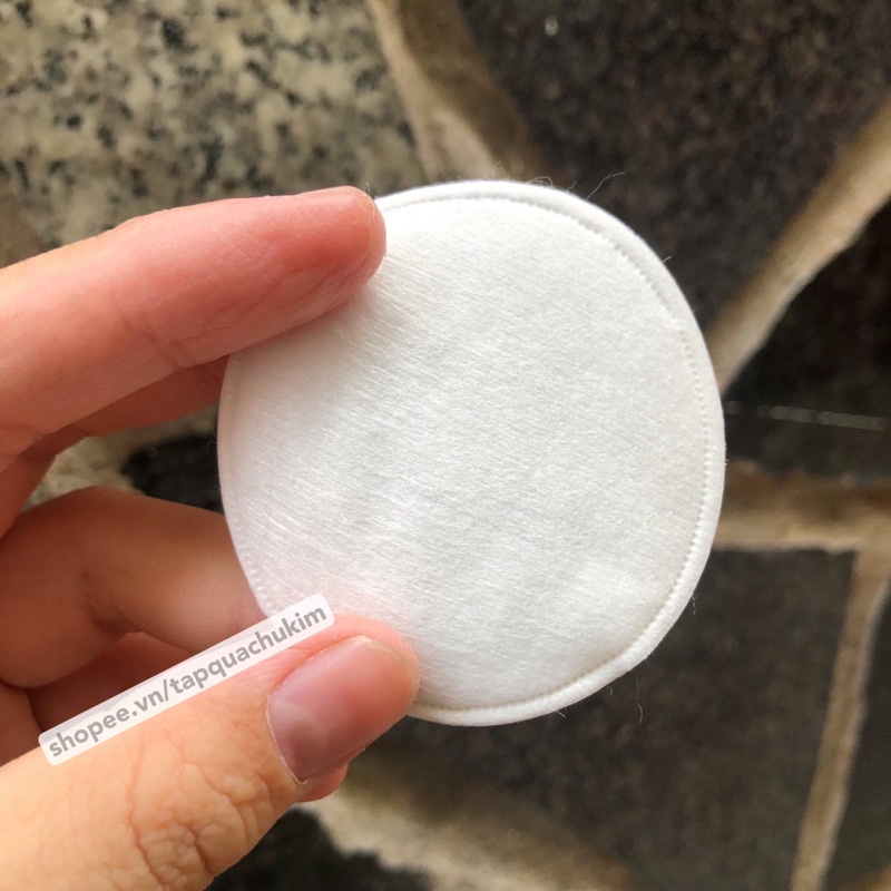 Bông tẩy trang cotton CHOICE L 210 miếng có dập viền không bị xơ bông và mềm mịn - tapquachukim