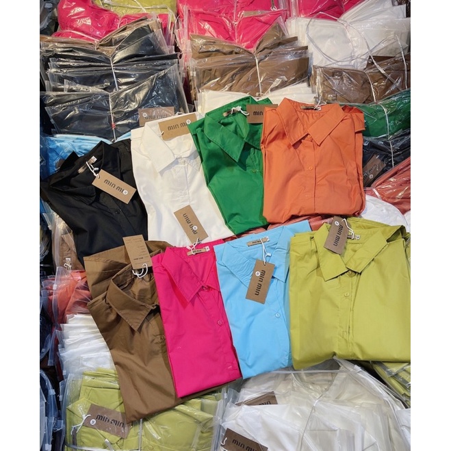 Áo Sơ Mi Hot Trend Quảng Châu Cao Cấp Đầy Đủ Các Màu | BigBuy360 - bigbuy360.vn